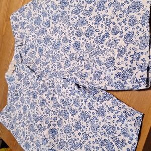 Talbots Shorts Floral Print 14p